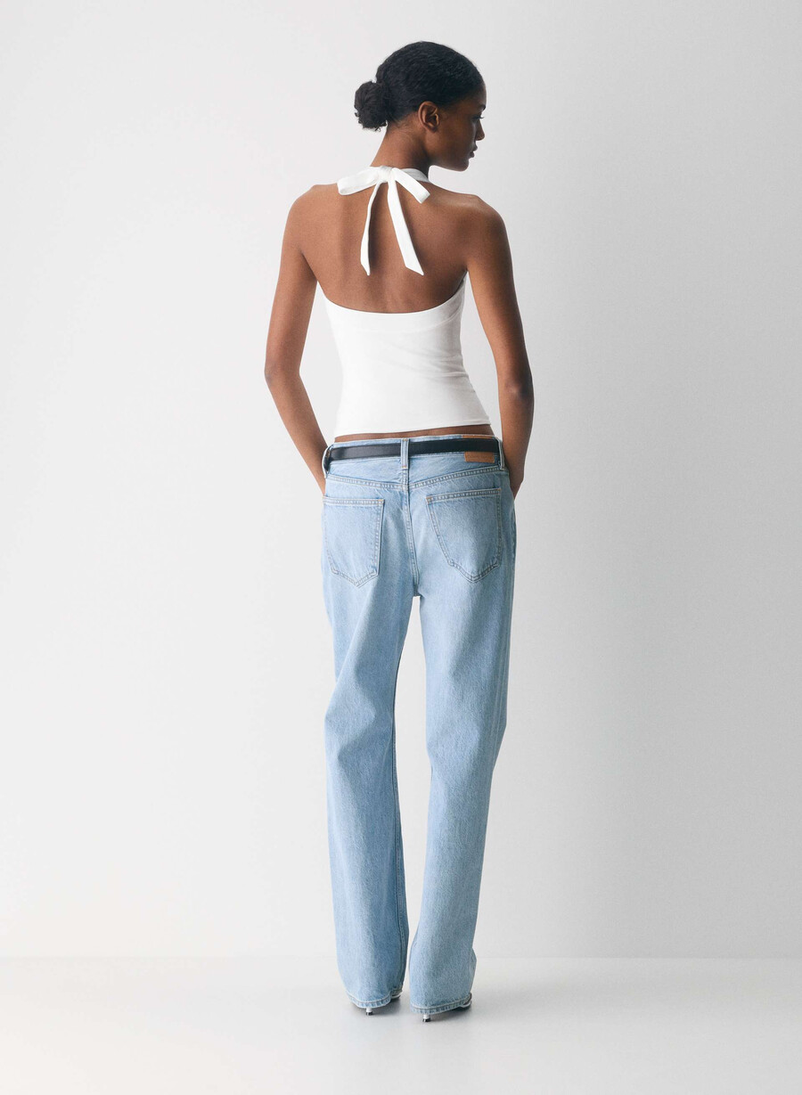 top con scollo allamericana casual contour optimum bianco