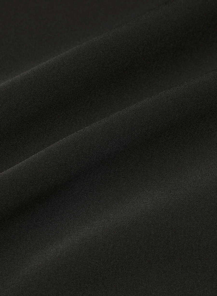 abito in raso luminaire nero