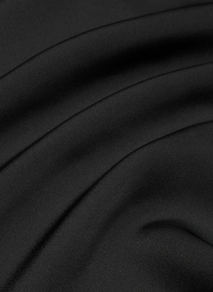 abito in raso candela nero