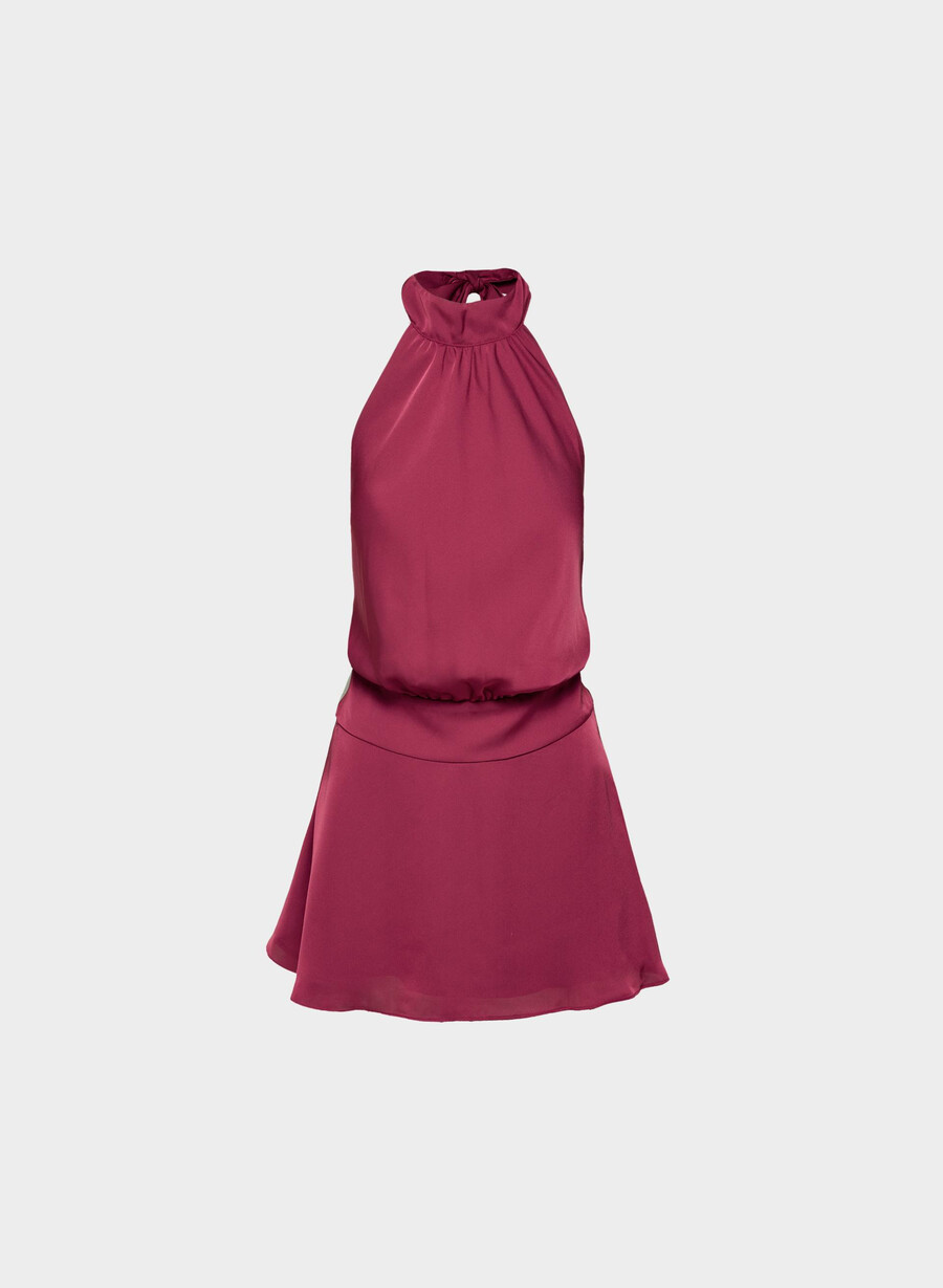 abito in raso posse juicy rose
