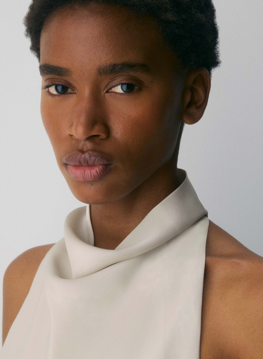 ordina satin top matte pearl