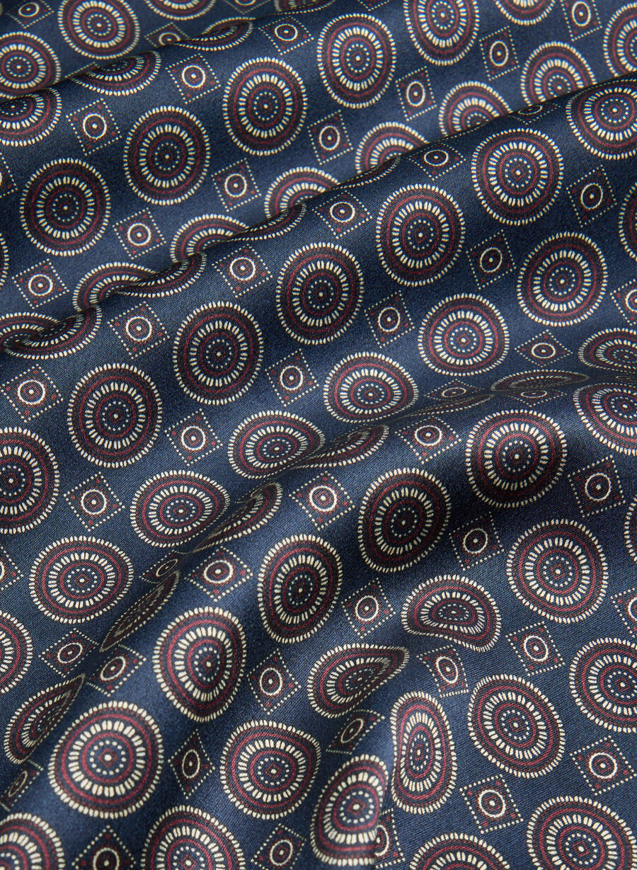 camicia da pigiama in seta nightside admiralcardamon