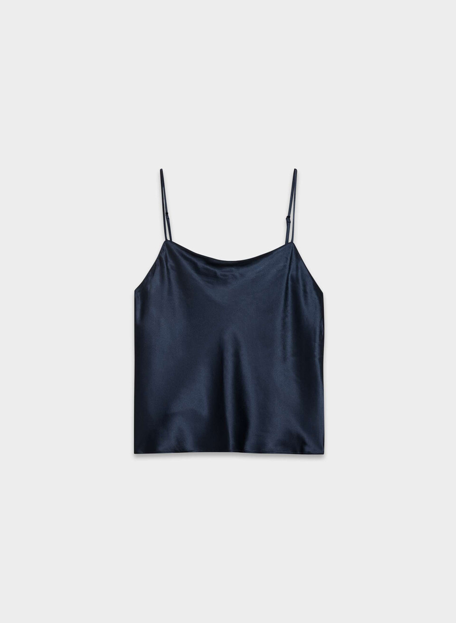 canotta pigiama in seta nightside admiral