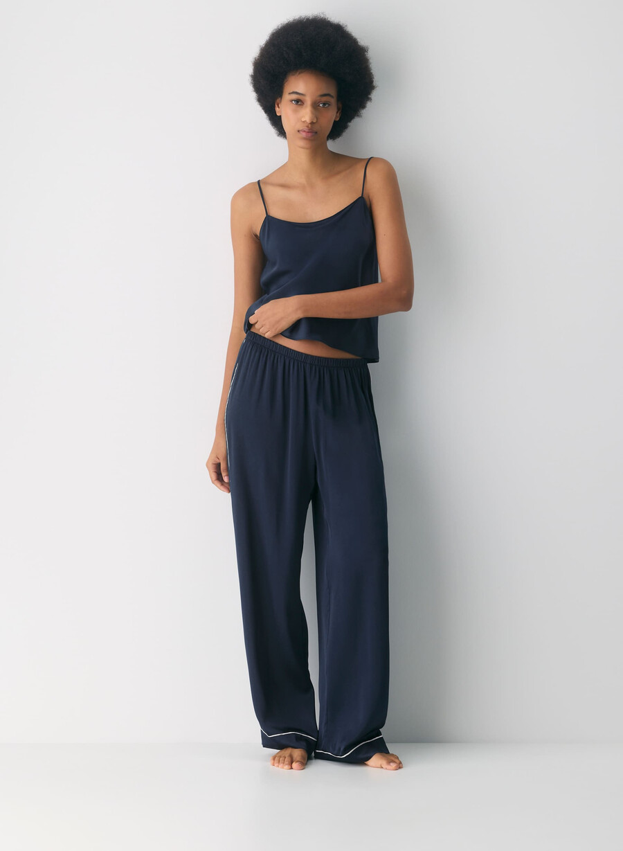 pantaloni del pigiama in seta nightside admiral