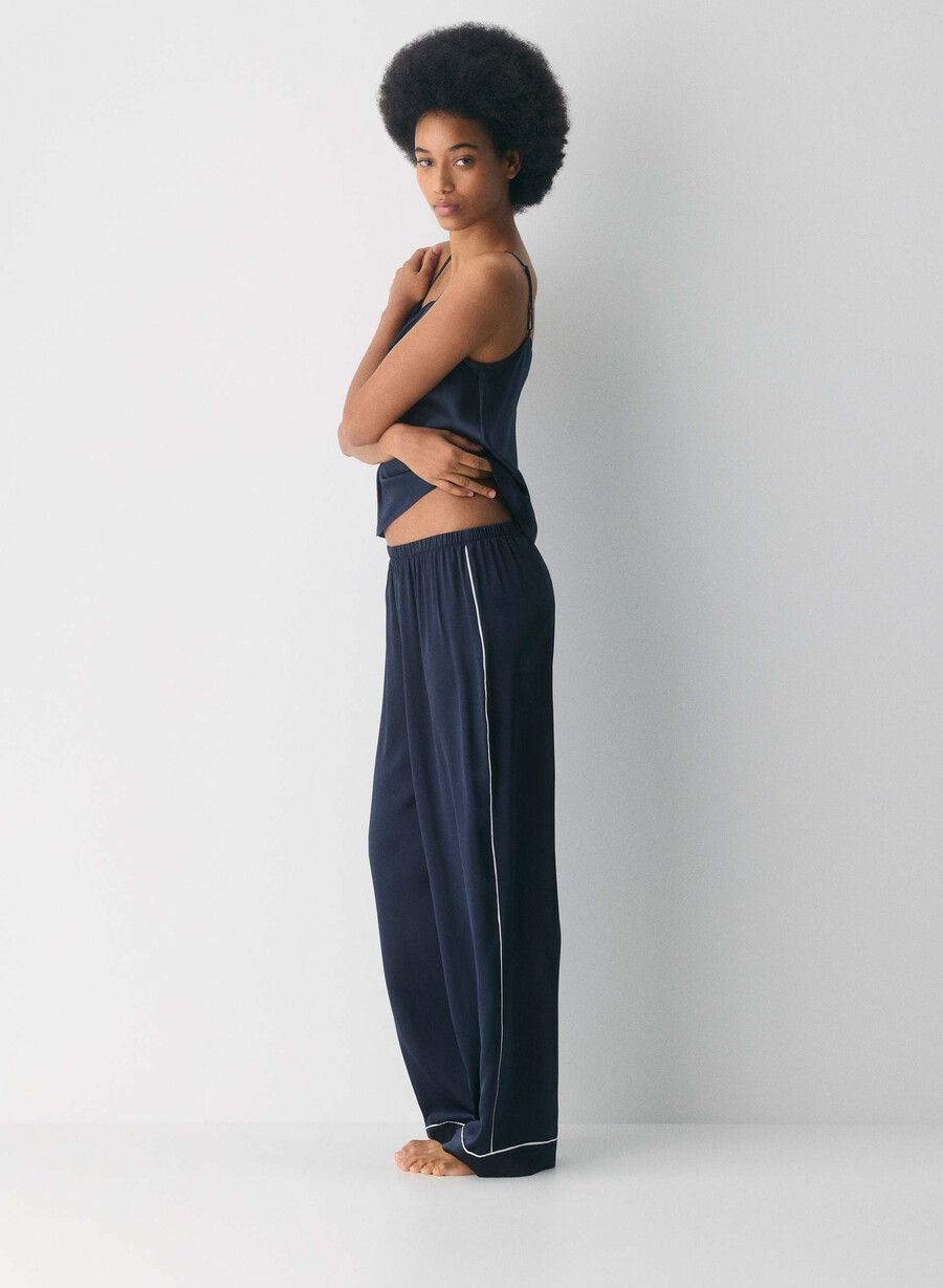 pantaloni del pigiama in seta nightside admiral