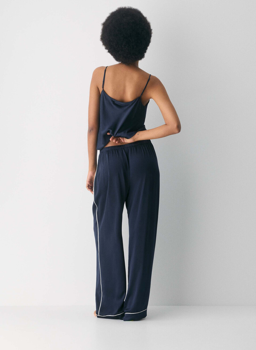 pantaloni del pigiama in seta nightside admiral
