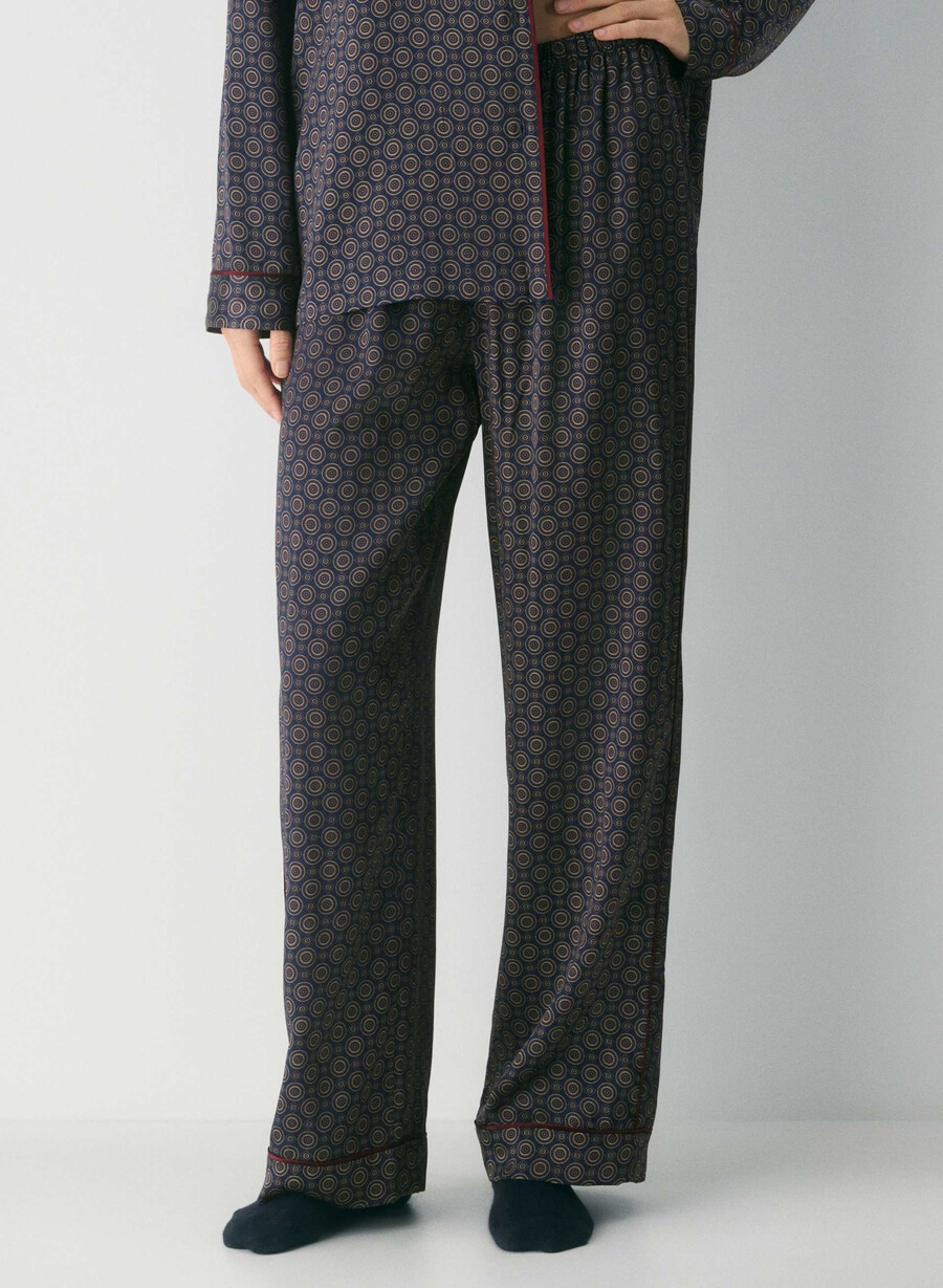 pantaloni del pigiama in seta nightside admiralcardamon