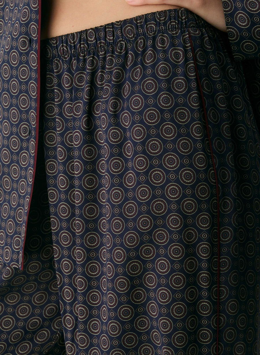 pantaloni del pigiama in seta nightside admiralcardamon