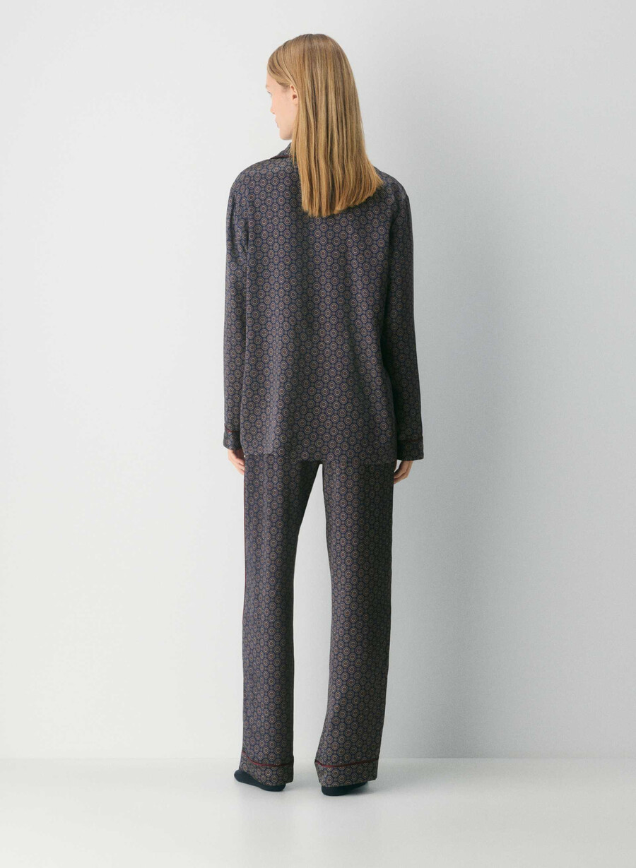 pantaloni del pigiama in seta nightside admiralcardamon