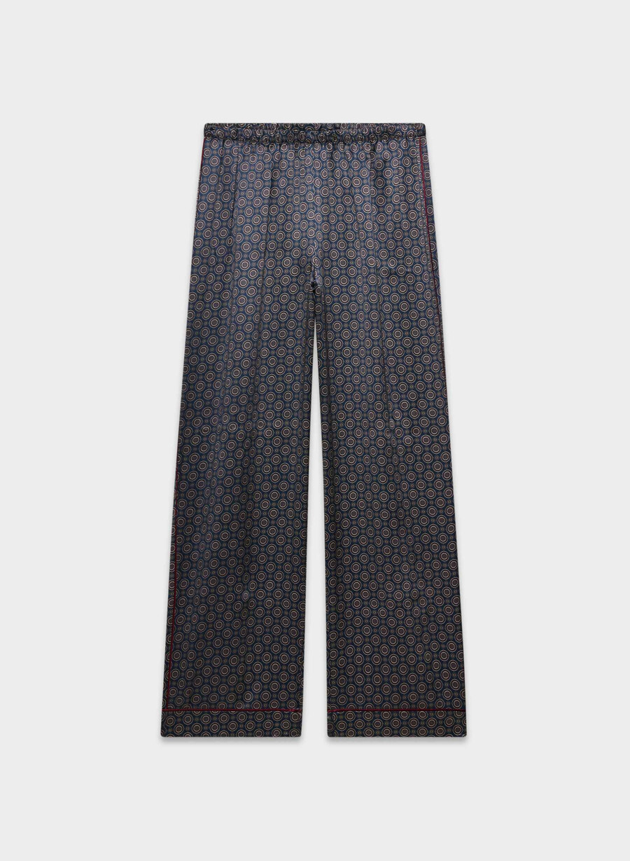 pantaloni del pigiama in seta nightside admiralcardamon