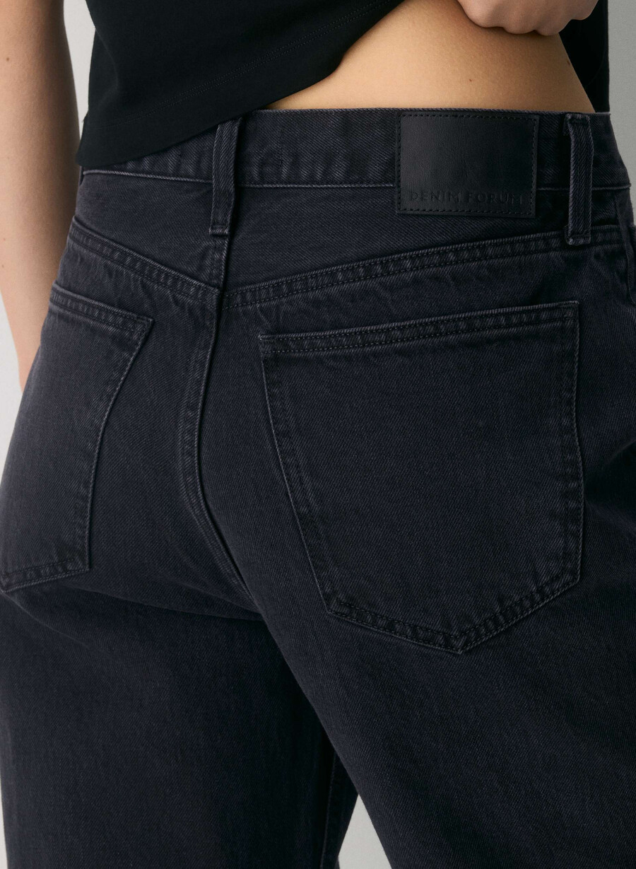 denim forum i jeans larghi a vita bassa di iggy degli anni 90 eyeliner nero