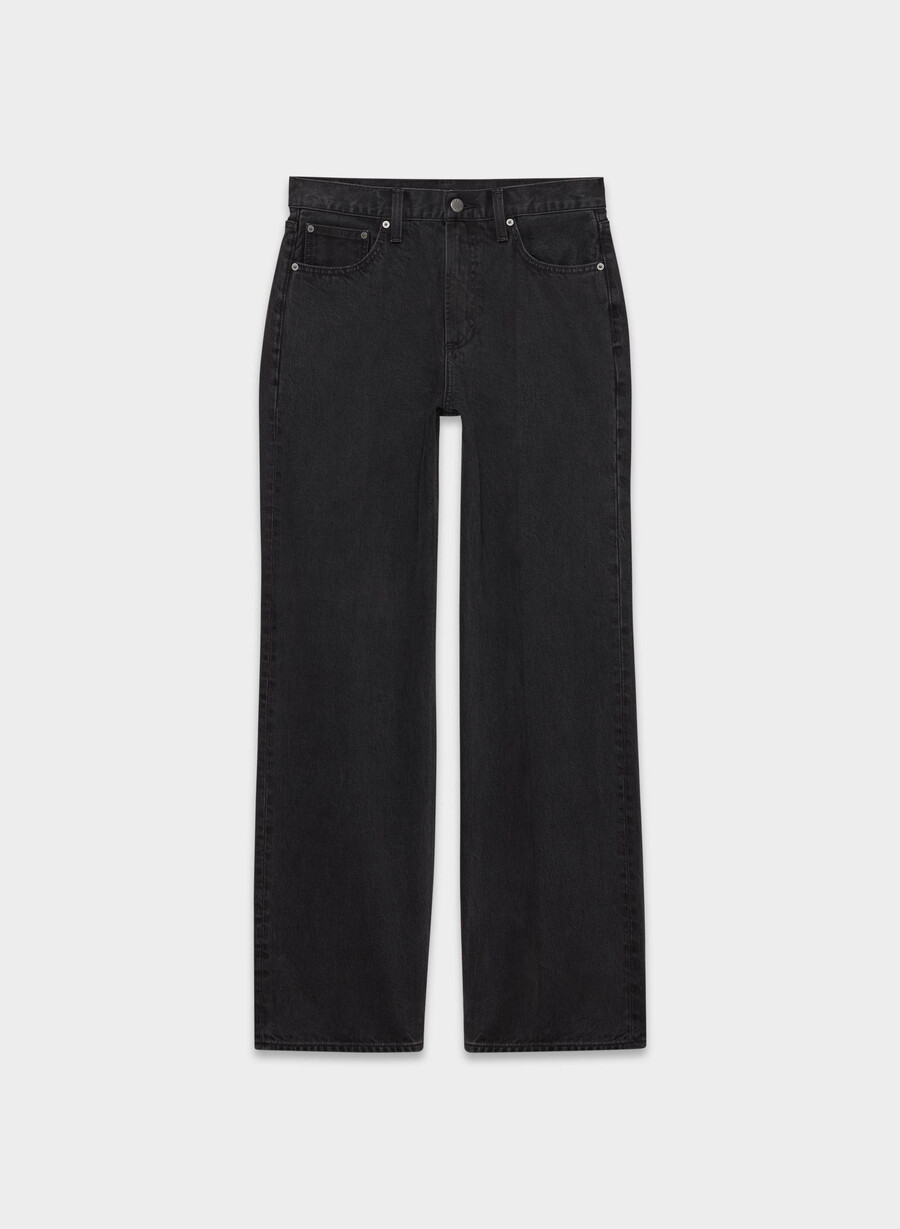 denim forum i jeans larghi a vita bassa di iggy degli anni 90 eyeliner nero