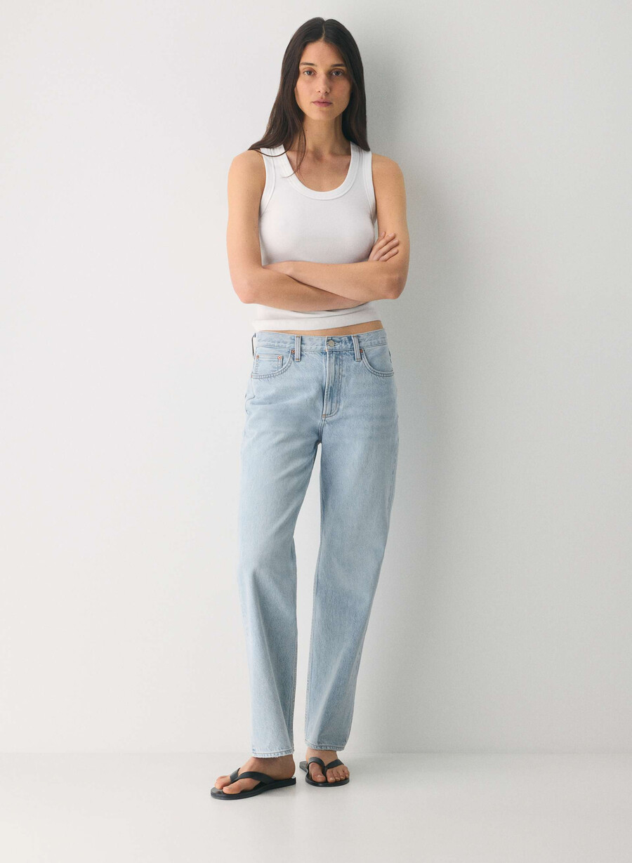 denim forum jeans larghi a vita bassa iggy anni 90 15 yrs brl thr bleu