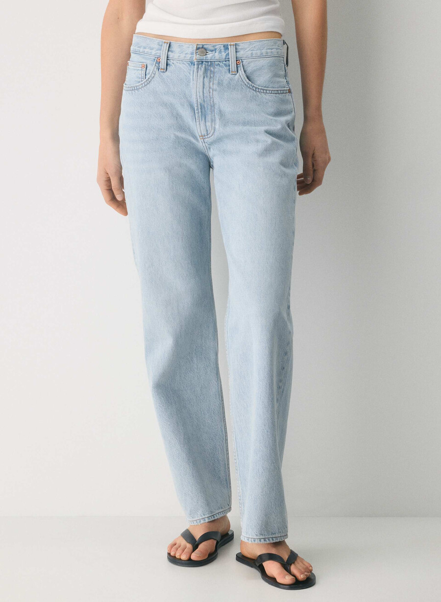 denim forum jeans larghi a vita bassa iggy anni 90 15 yrs brl thr bleu
