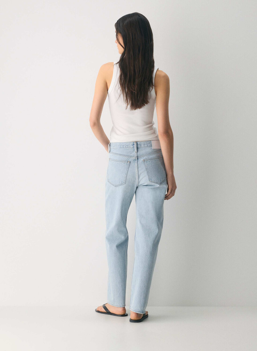denim forum jeans larghi a vita bassa iggy anni 90 15 yrs brl thr bleu