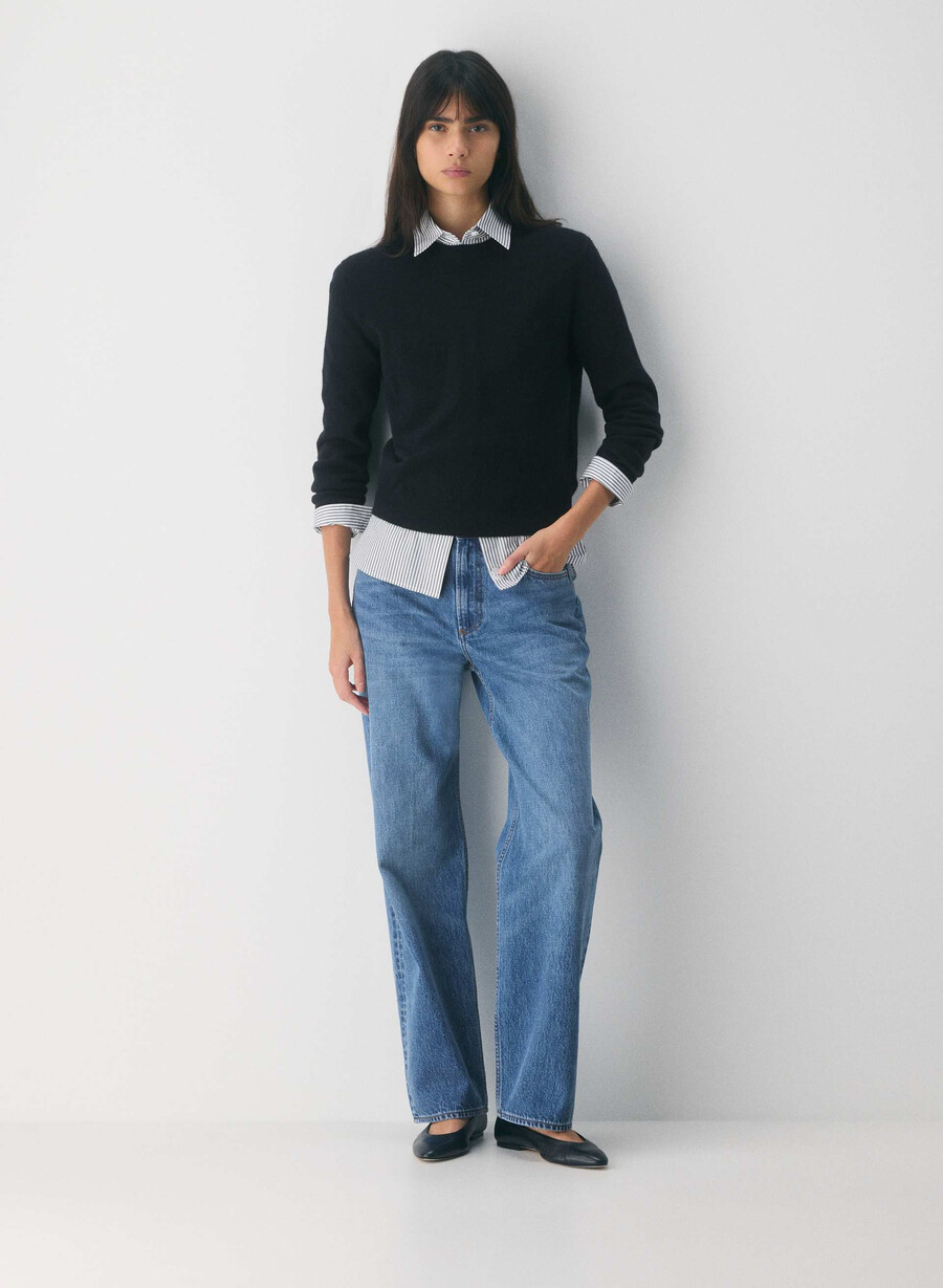 denim forum jeans larghi a vita bassa iggy anni 90 5 anni kiss n tell bl