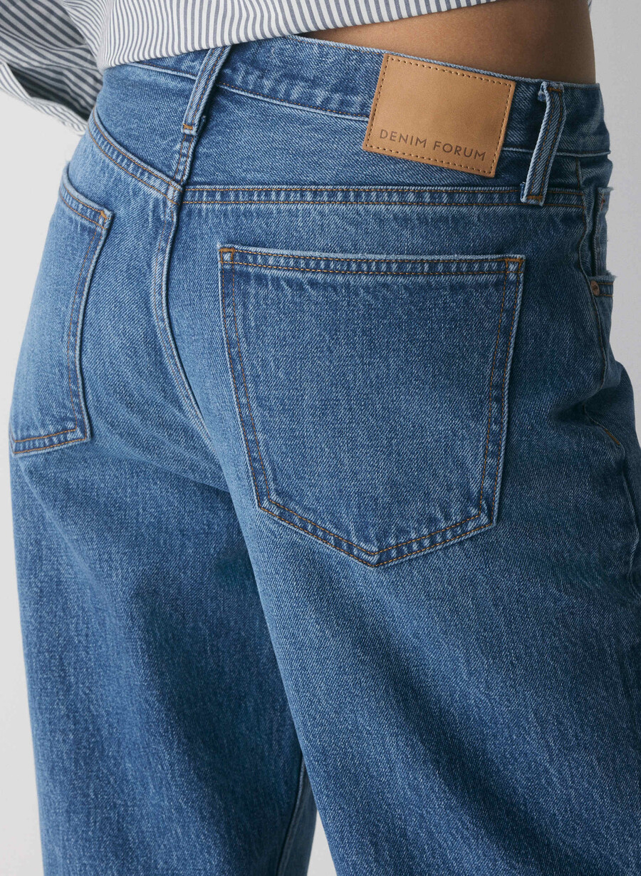 denim forum jeans larghi a vita bassa iggy anni 90 5 anni kiss n tell bl
