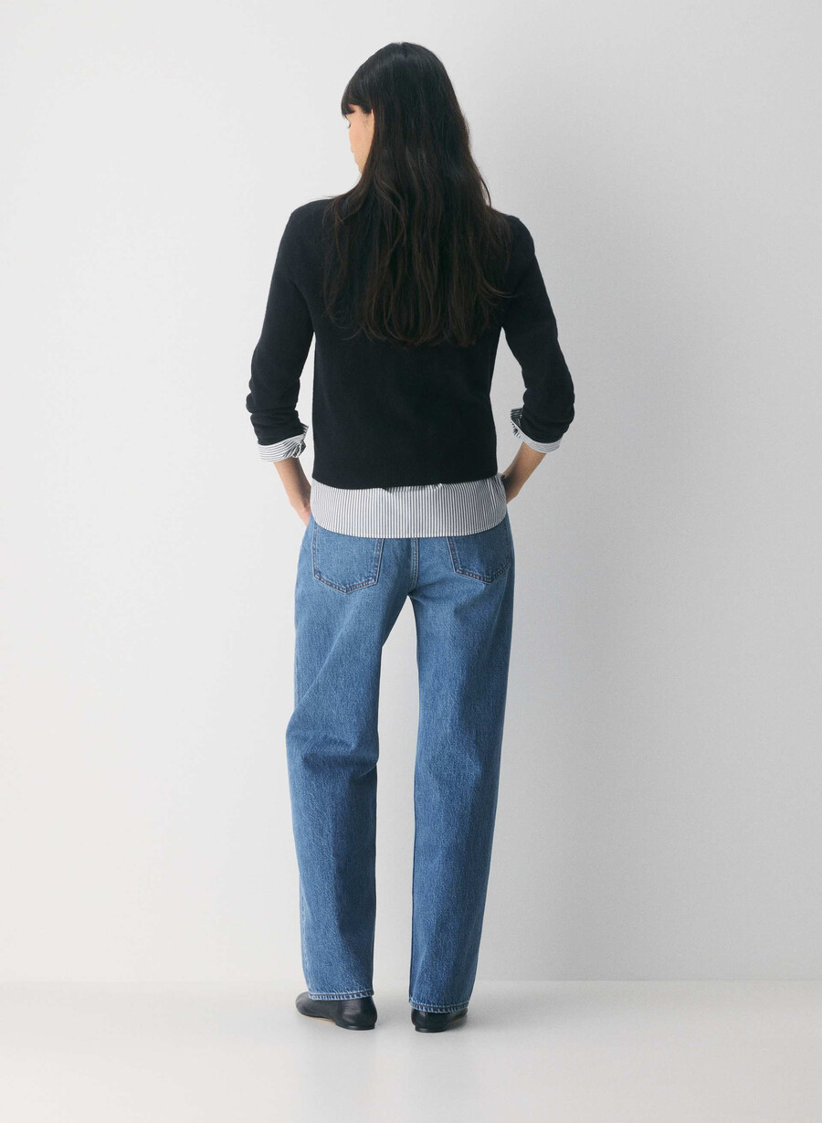 denim forum jeans larghi a vita bassa iggy anni 90 5 anni kiss n tell bl