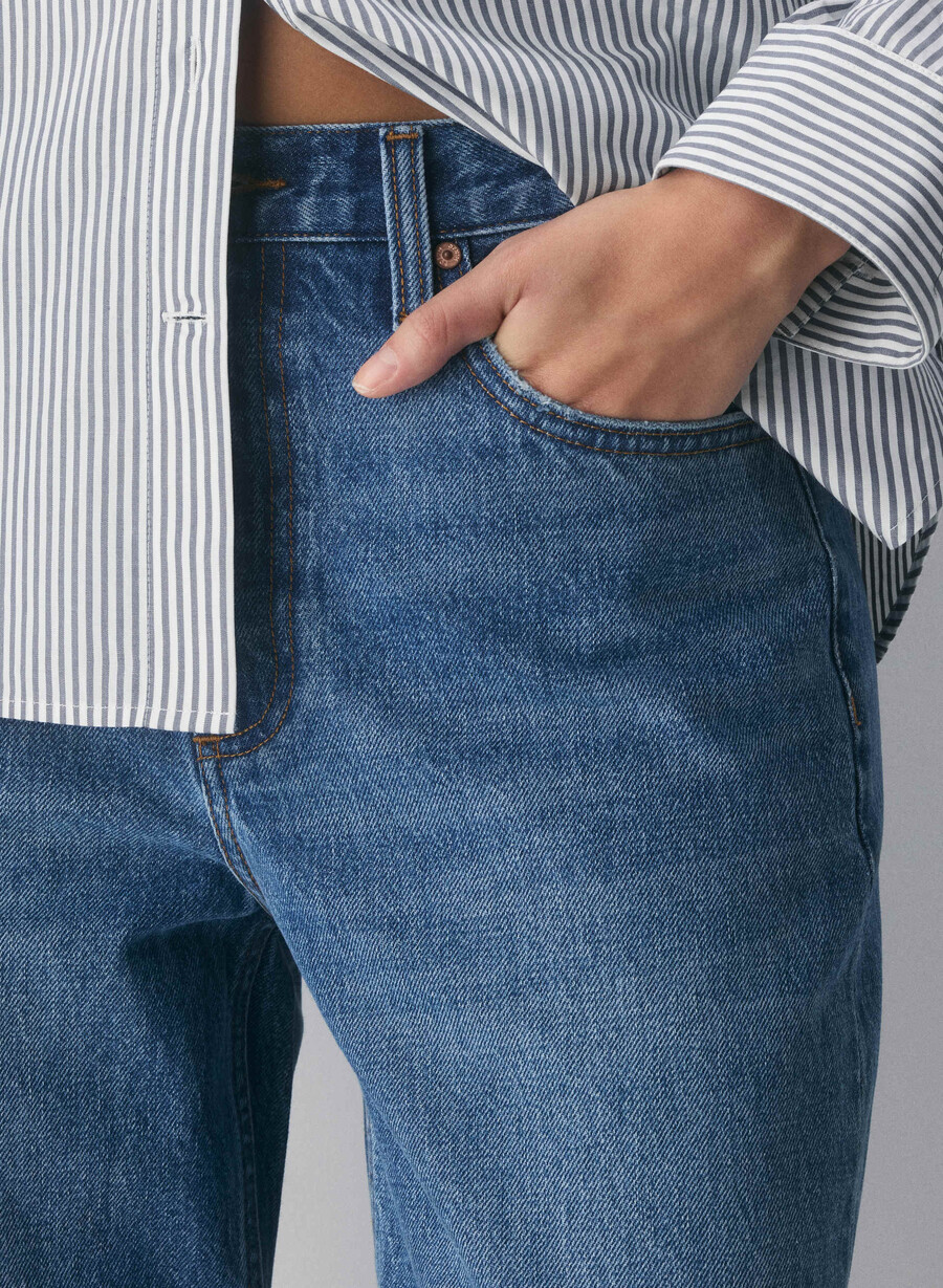 denim forum jeans larghi a vita bassa iggy anni 90 5 anni kiss n tell bl