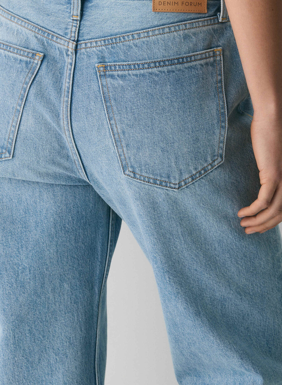 denim forum iggy lo-rise baggy jean degli anni 90 7 yrs bleu taboo