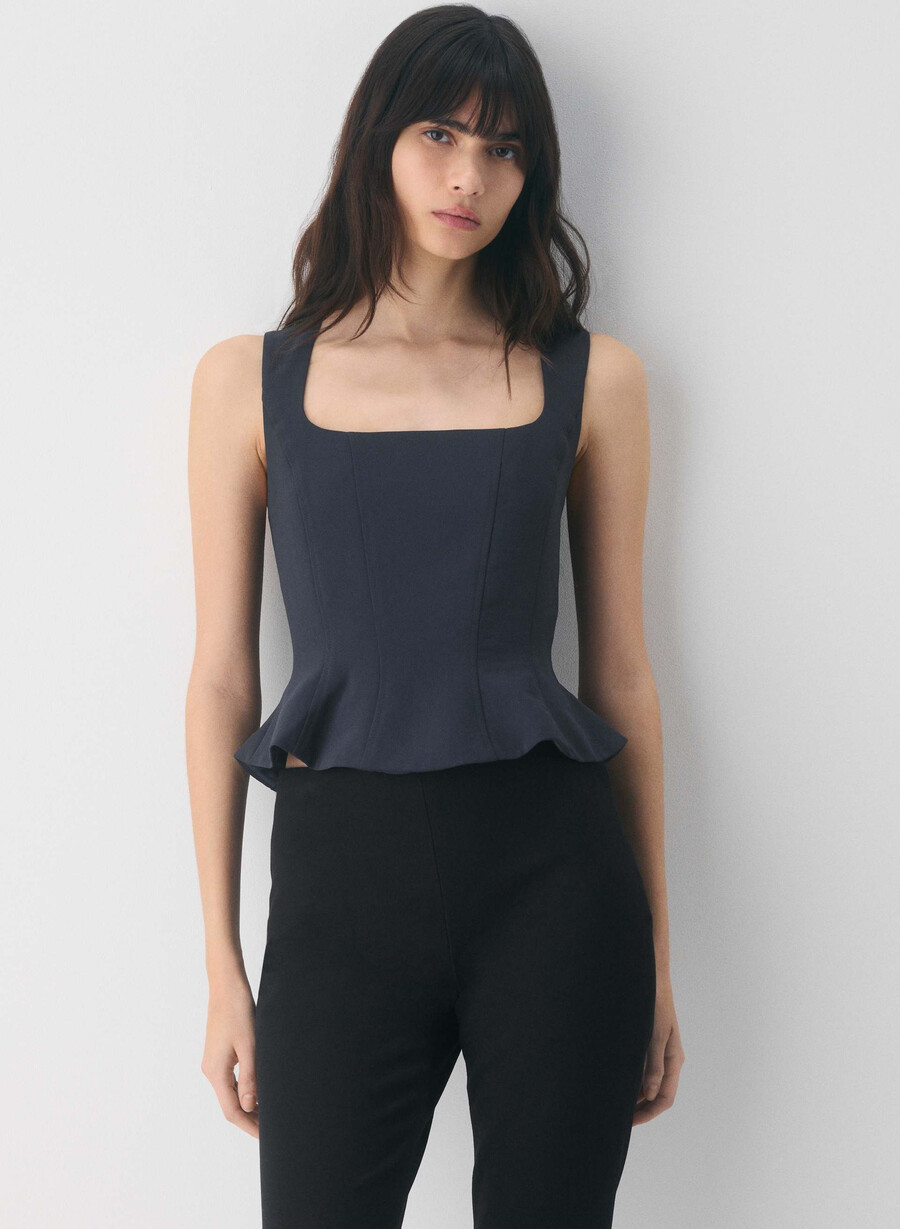 bustino rhodora - crepette dark night navy