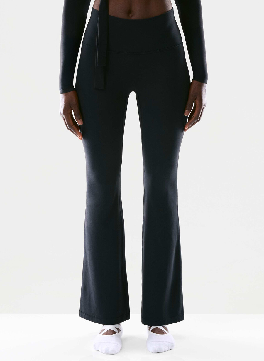 butter cheeky infinite hi flare 30 legging nero