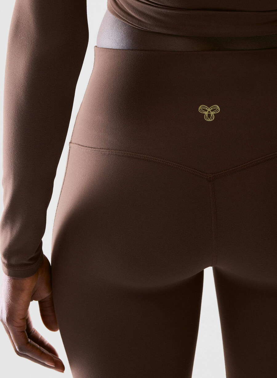 butter cheeky infinite hi flare 30 legging rich mocha brown