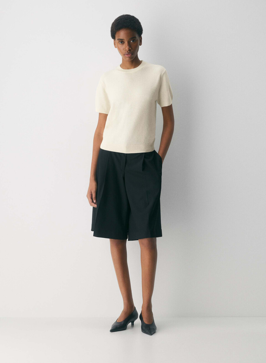 maglione bloor in cashmere nudo betulla chiara