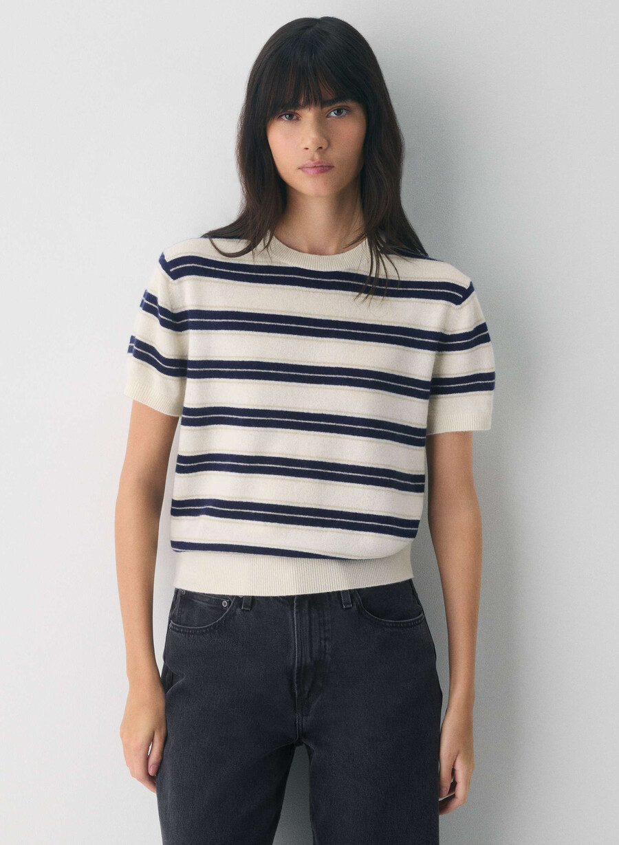 maglione bloor in cashmere nudo lt birch admiral