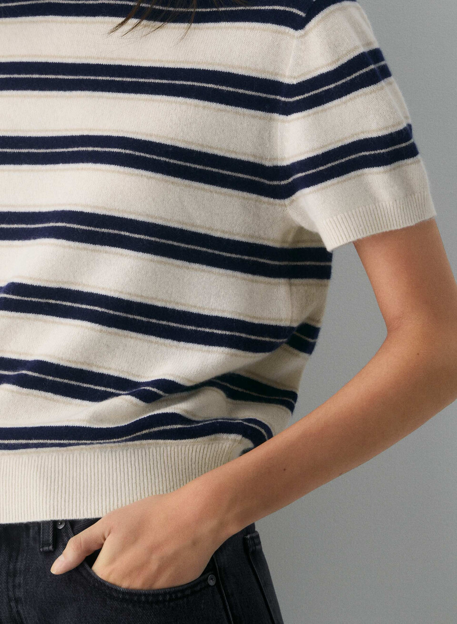 maglione bloor in cashmere nudo lt birch admiral