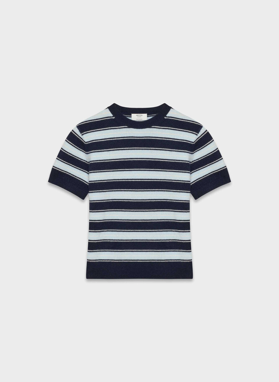 maglione bloor in cashmere nudo admiral villa blu