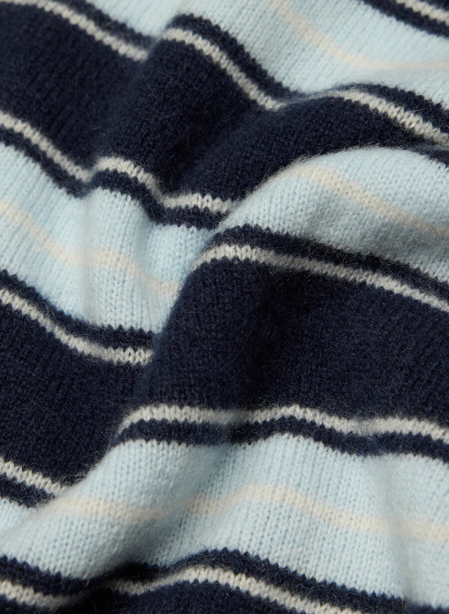 maglione bloor in cashmere nudo admiral villa blu