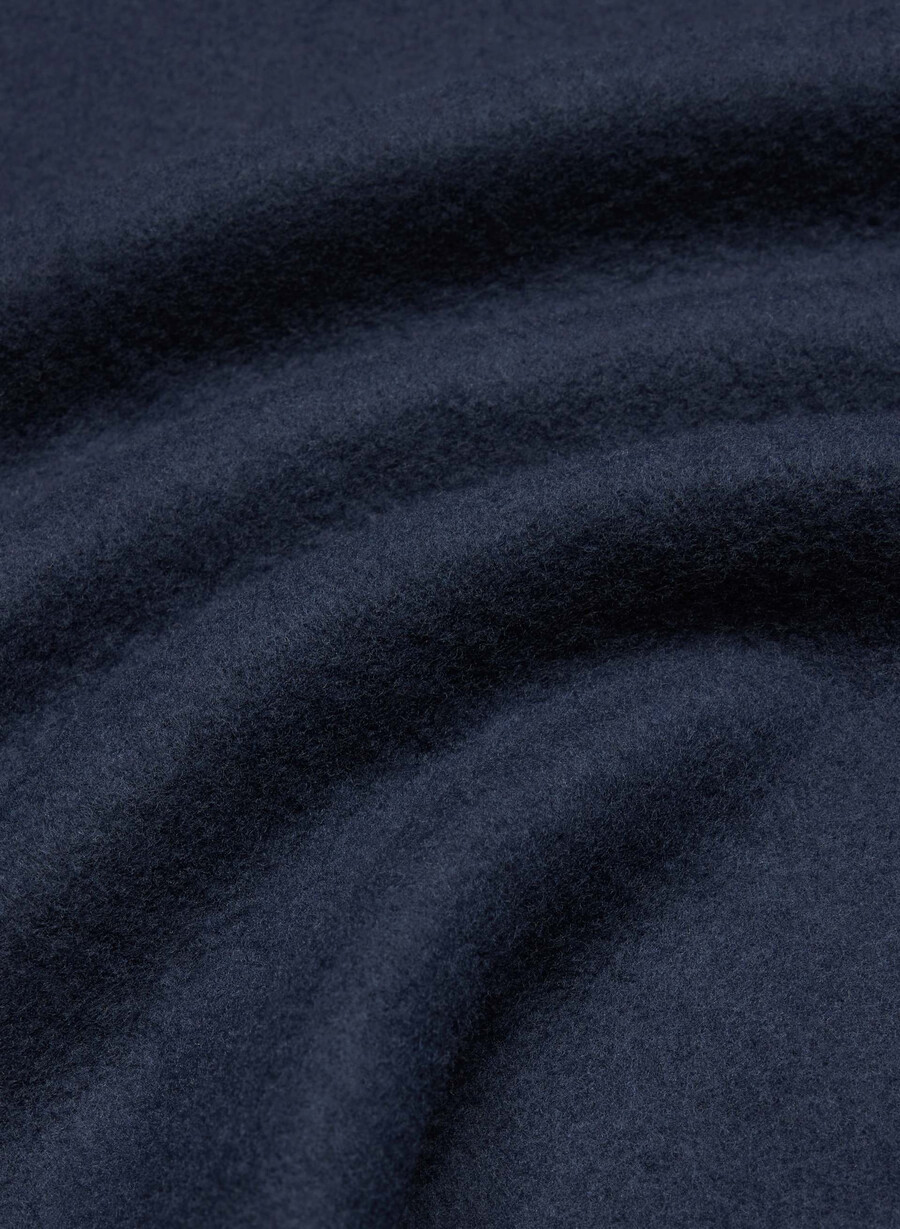 felpa con spalle scoperte in pile bf cozy sweatfleece admiral