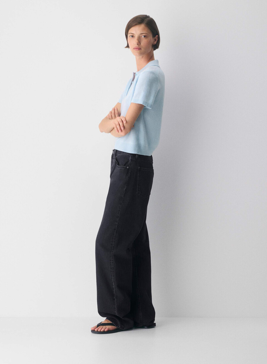 polo cellini in cashmere nudo lmndhthr fol bwn