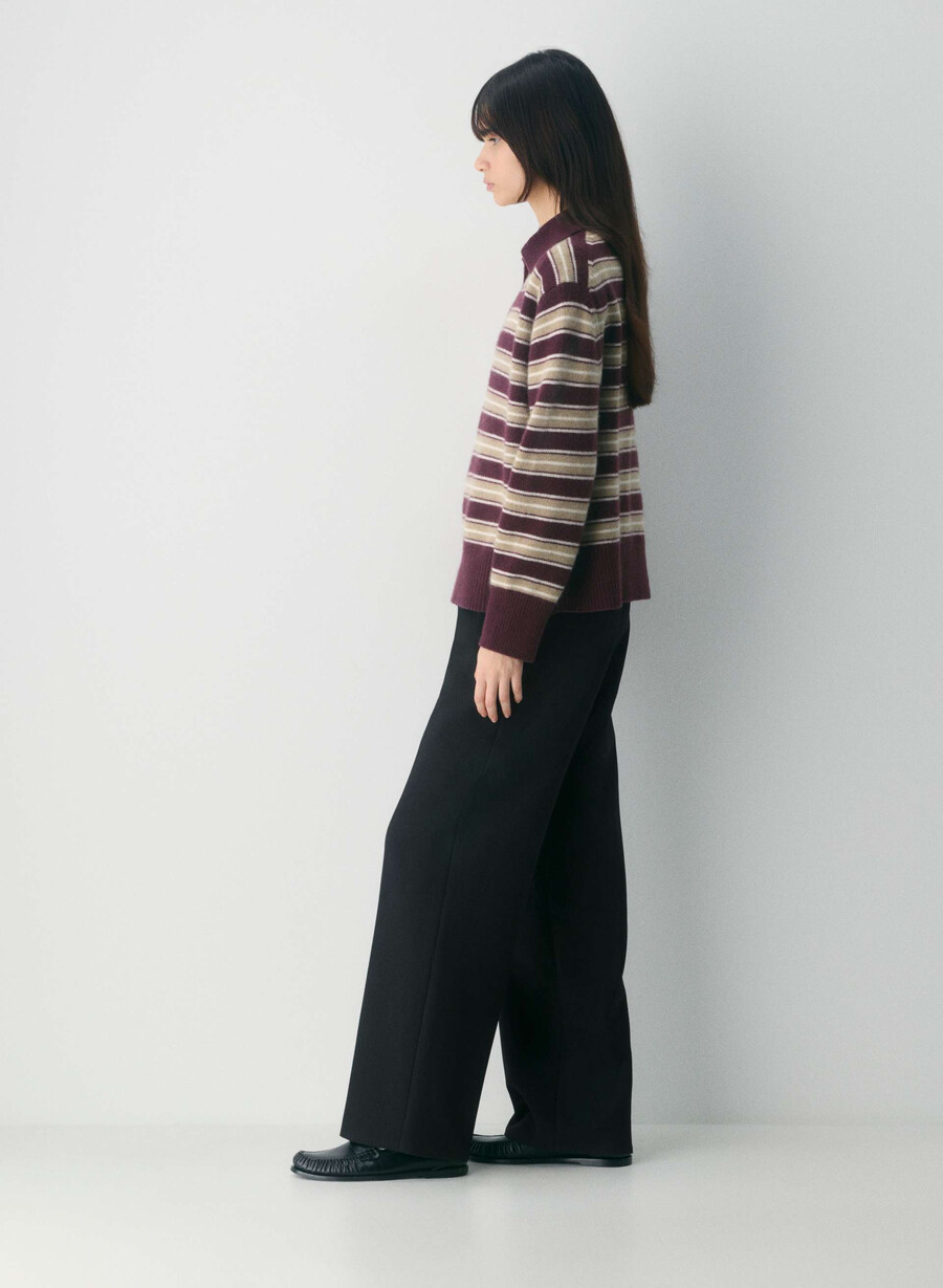 maglione polo oversize in cashmere felpato cdnhther nmd tpe