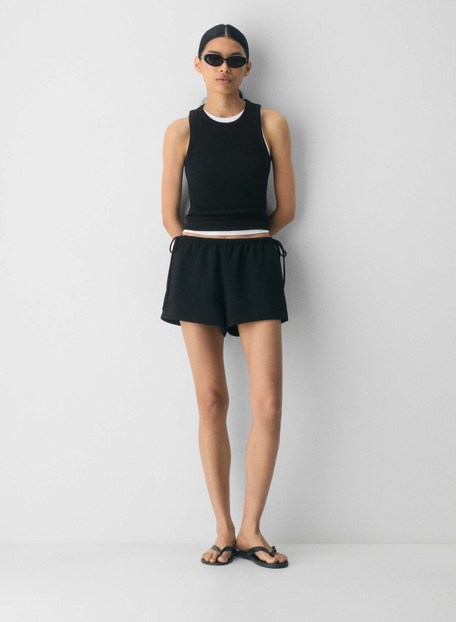 pantaloncini artisan - crepette nero
