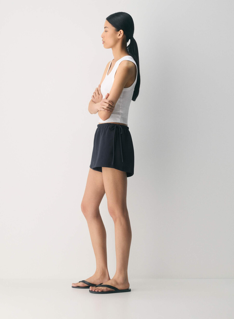 pantaloncini artisan - crepette dark navy