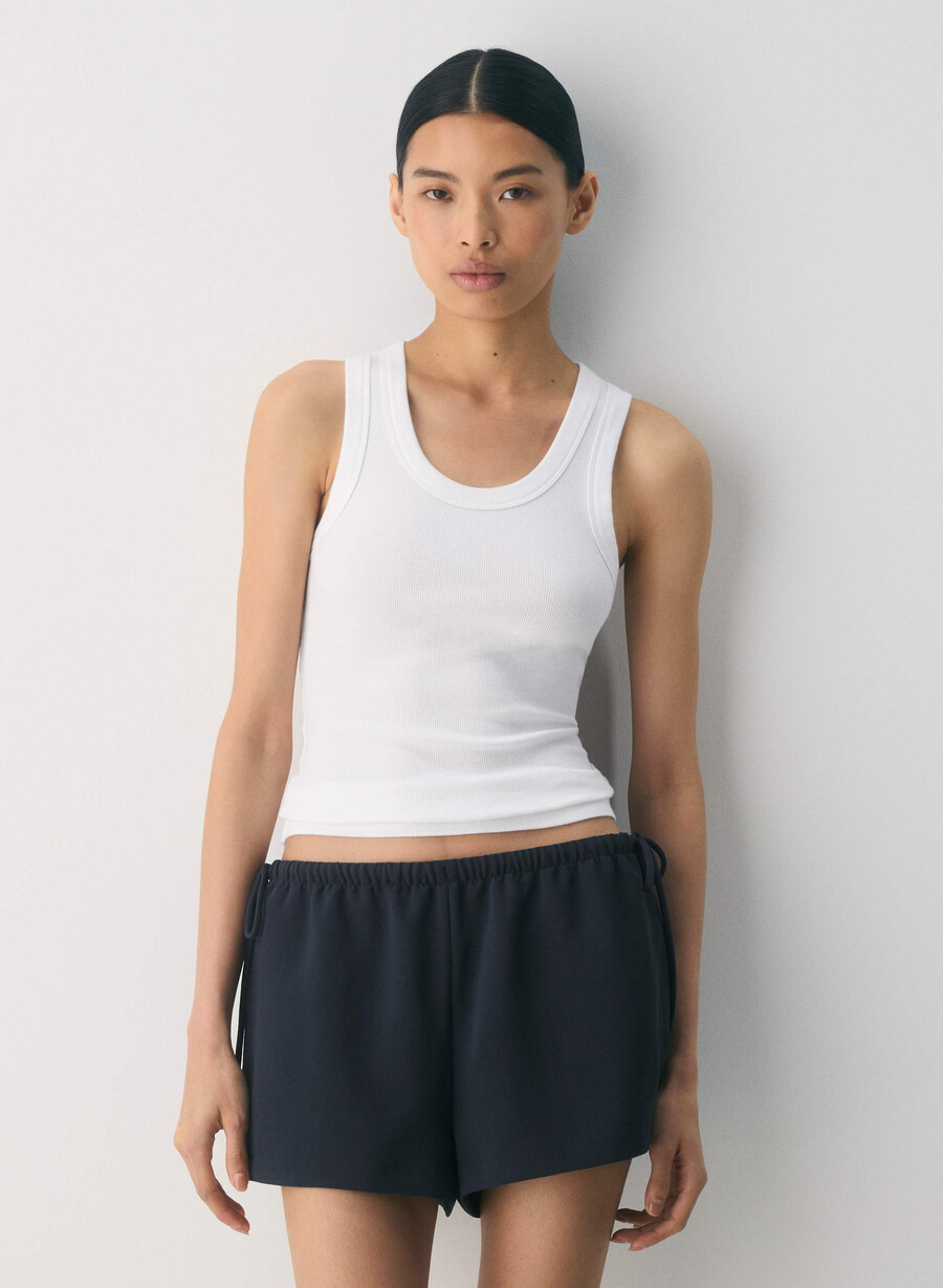 pantaloncini artisan - crepette dark navy