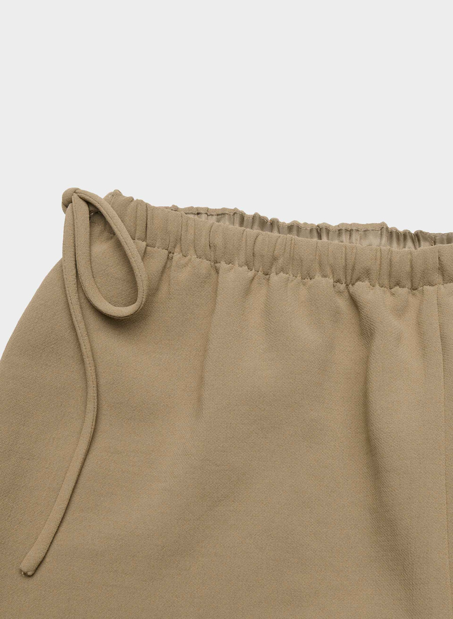 pantaloncini artisan - crepette folio marrone
