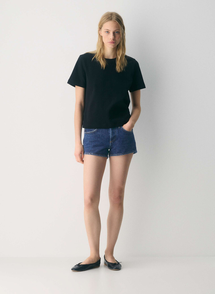 agolde low rise parker jean short enamour