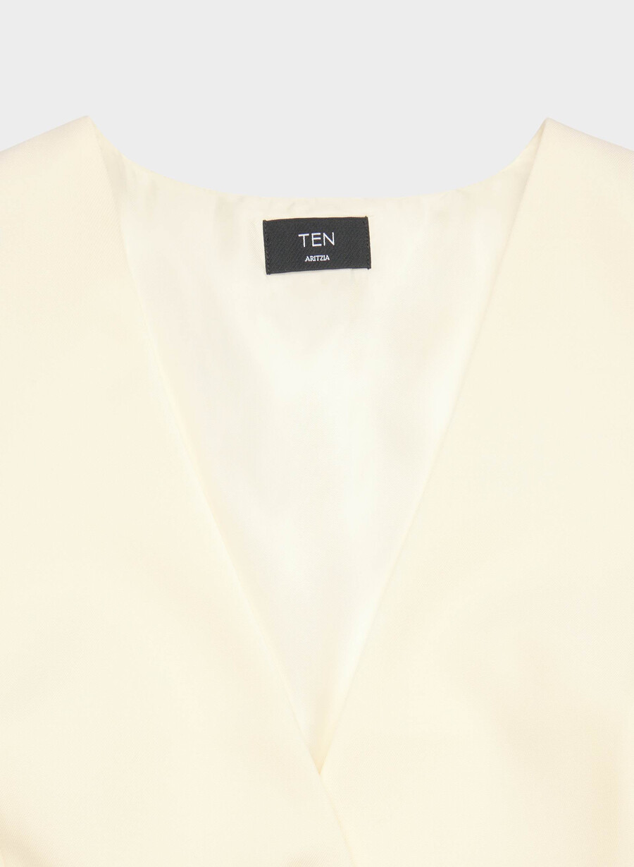 gilet in lana jordan betulla chiara