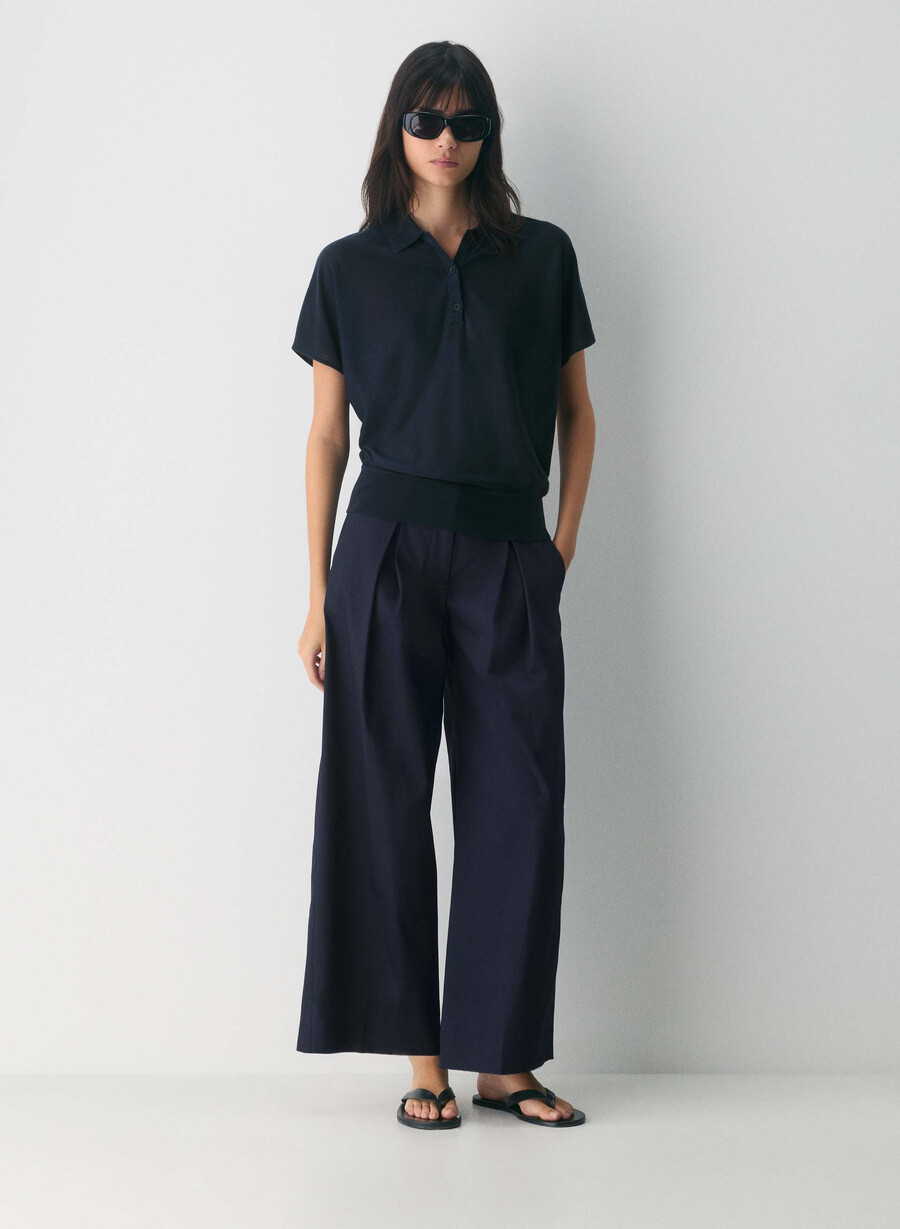 pantaloni middlebury - chino oxford navy