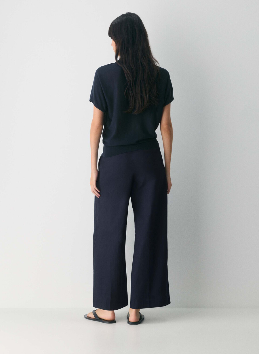 pantaloni middlebury - chino oxford navy