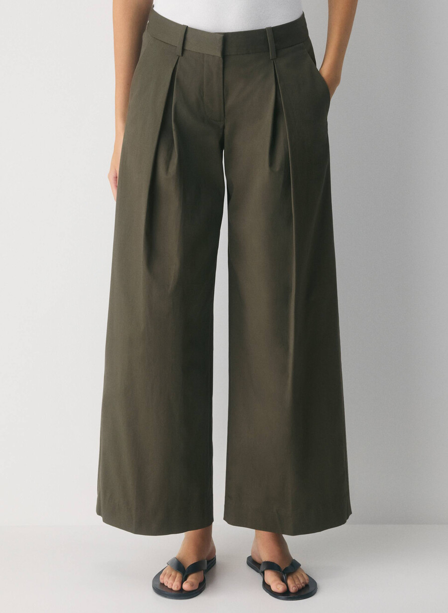 pantaloni middlebury - chino oliva scuro