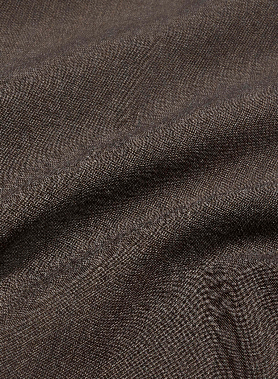 pantaloni in lana new agency heather rich mocha brn