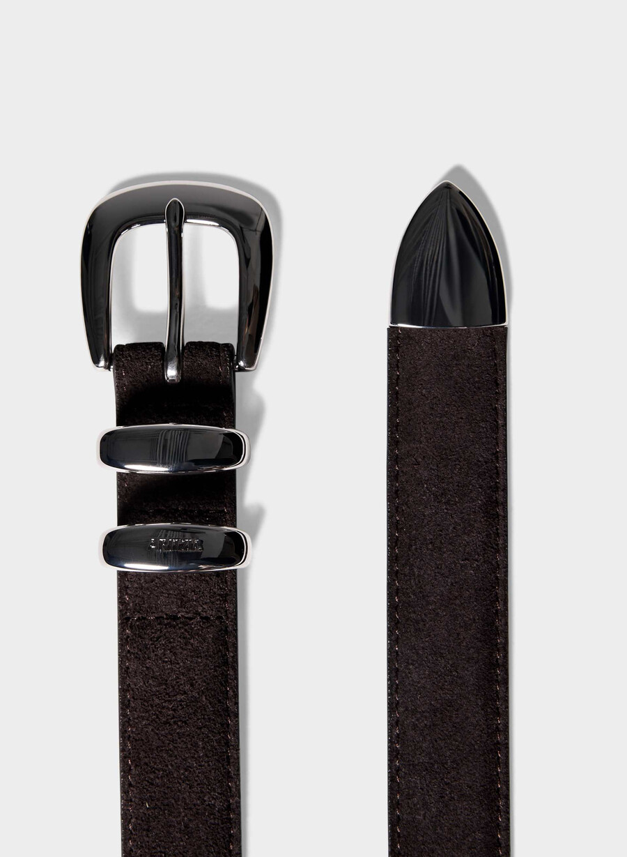 cintura leggendaria in ottone massiccio scamosciato modern brwnsilver