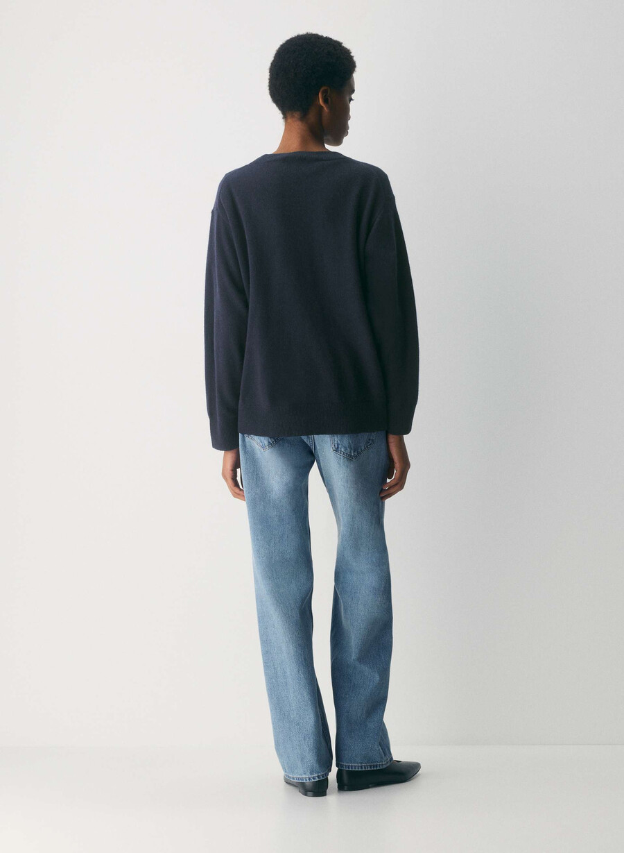 maglione in cashmere nudo admiral
