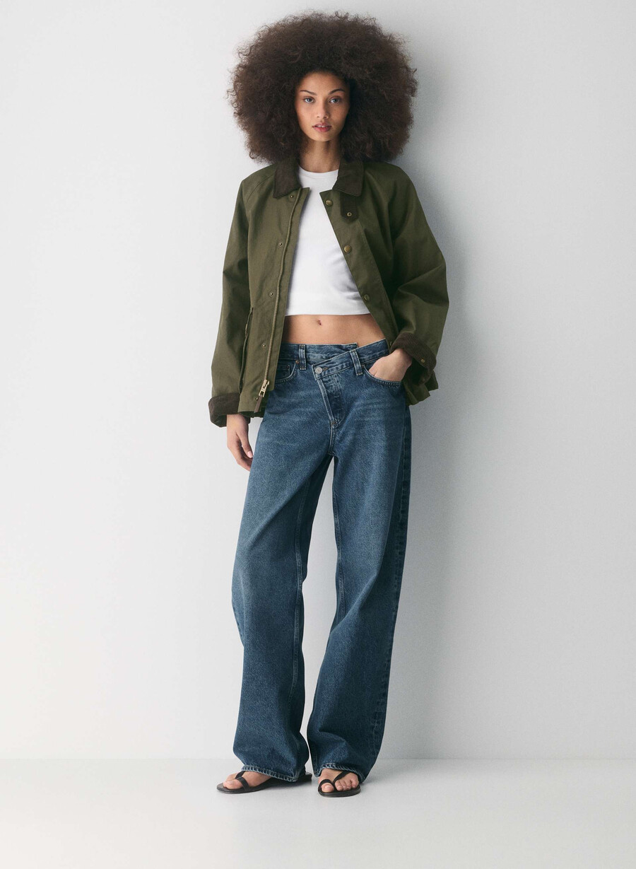 agolde arc criss cross jean forma