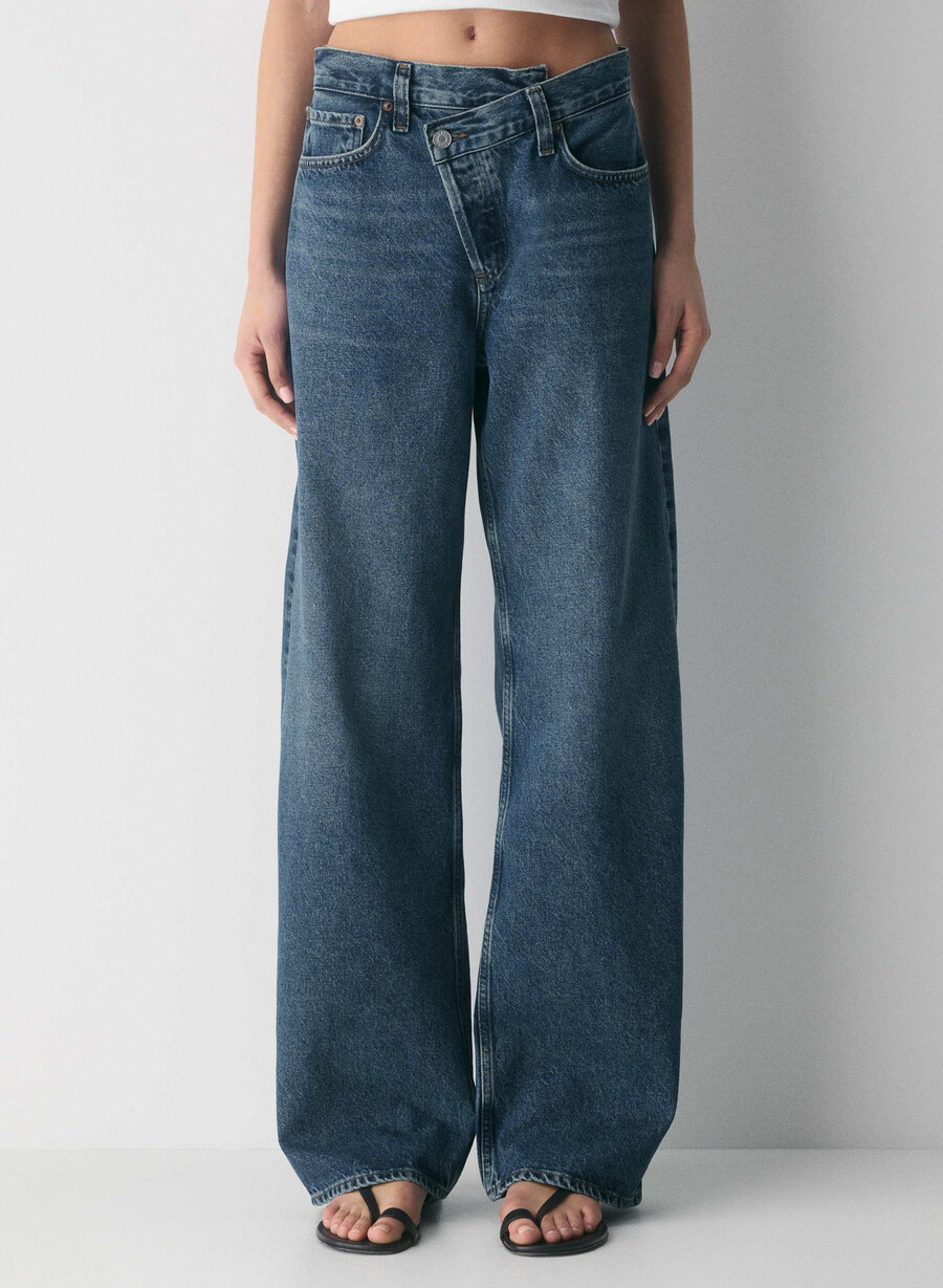 agolde arc criss cross jean forma