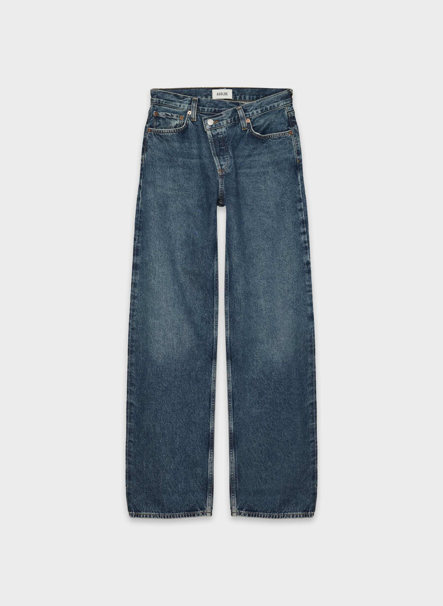 agolde arc criss cross jean forma
